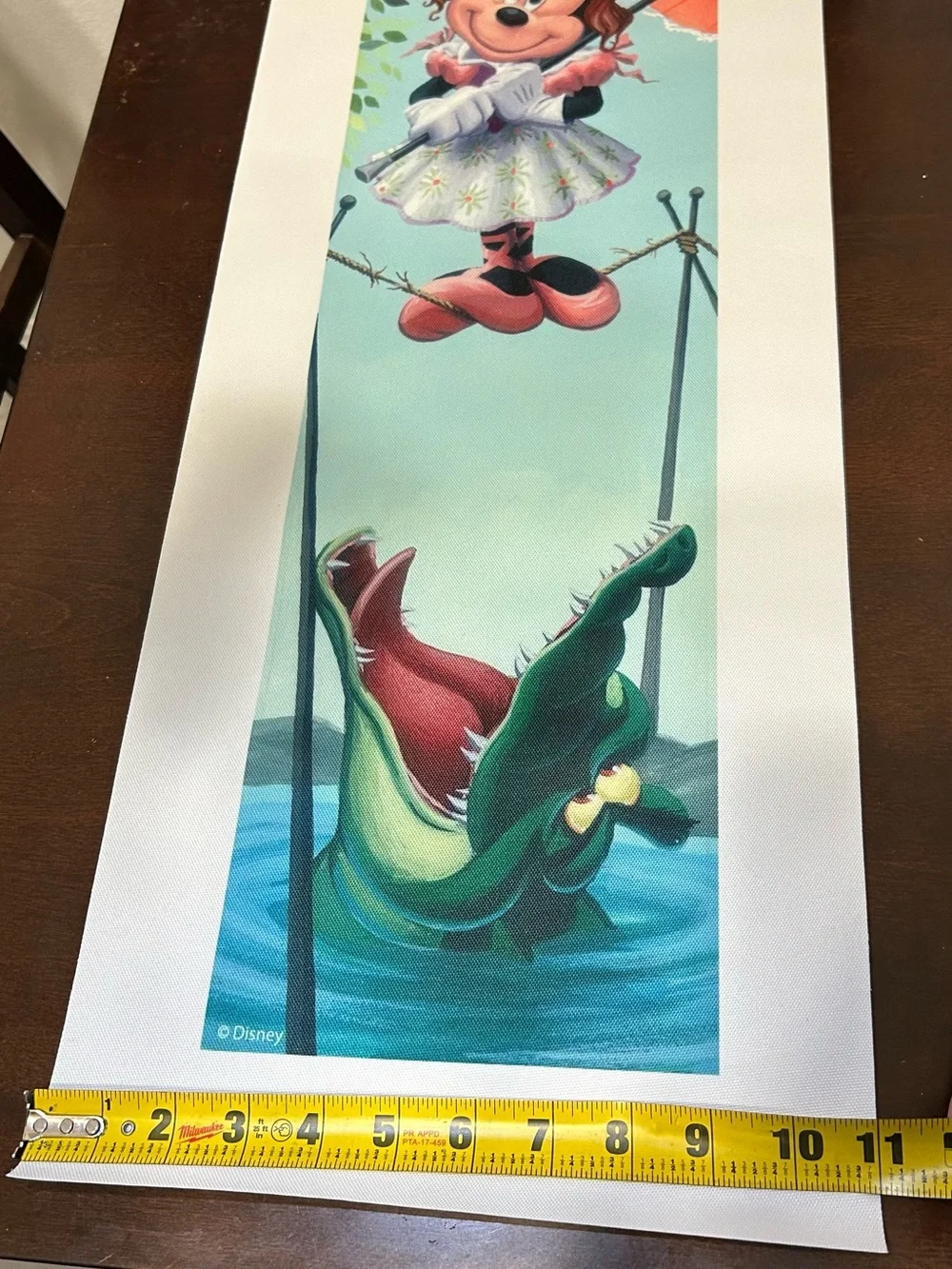 RARE Disneyland Haunted Mansion Minnie Mouse Stretching Portrait Canvas 2014